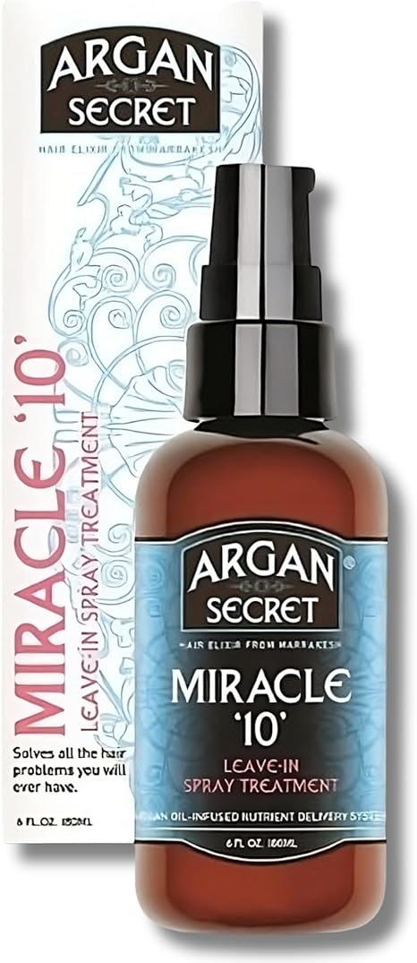Argan Secret Miracle 10 Leave in Spray Treatment - Bigger size 180ml