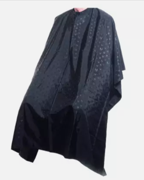 Agenda Skull Barber Cape - black