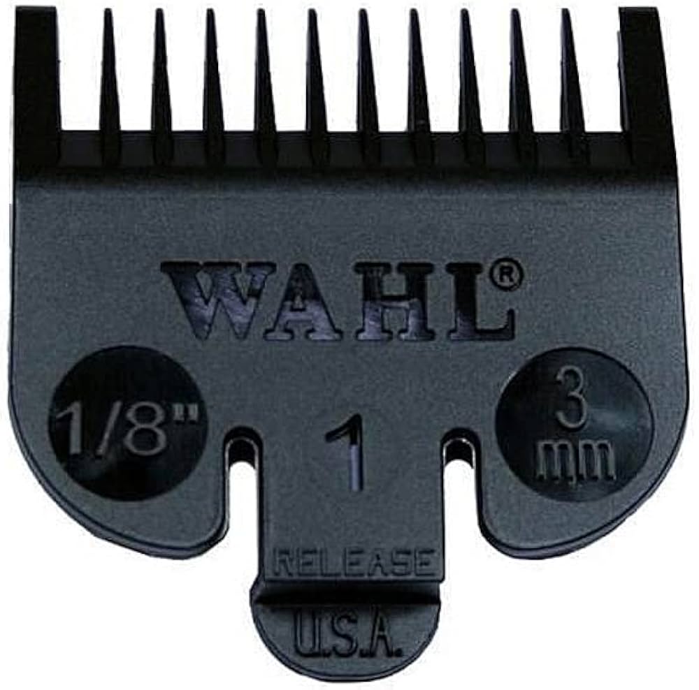 Wahl Clipper Attachment Comb / Grades - No.1 Black 3mm