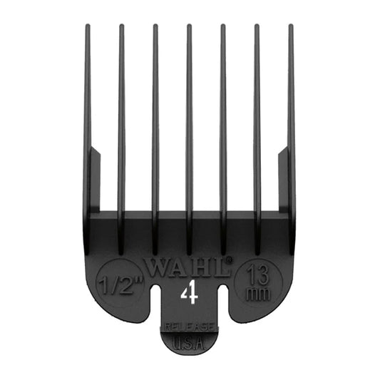 Wahl Clipper Attachment Comb / Grades - No.4 Black 13mm