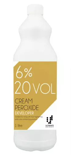 Cream Peroxide - Litre size - All volumes available[20vol (6%)]